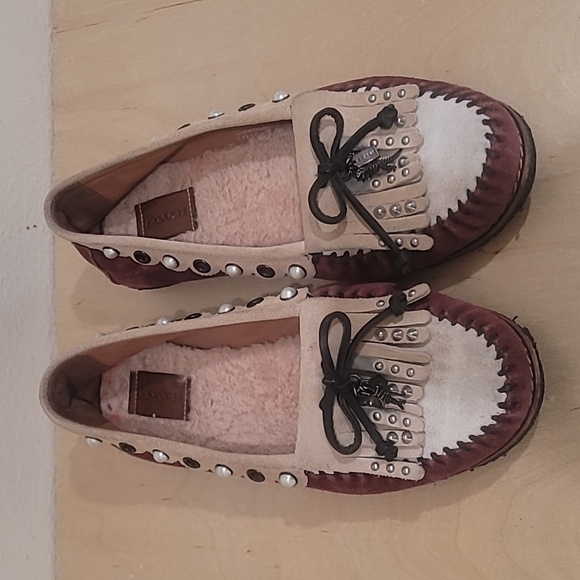 ๐ฅ COACH SUEDE ROCCASIN SLIP-ON - Picture 3 of 14
